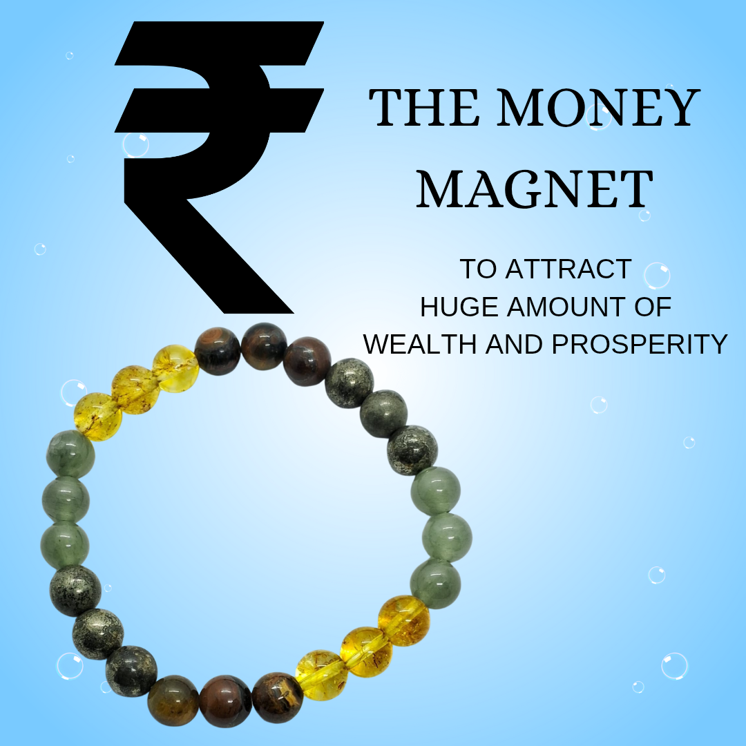 Natural Money Magnet Manifest Bracelet Combo.
